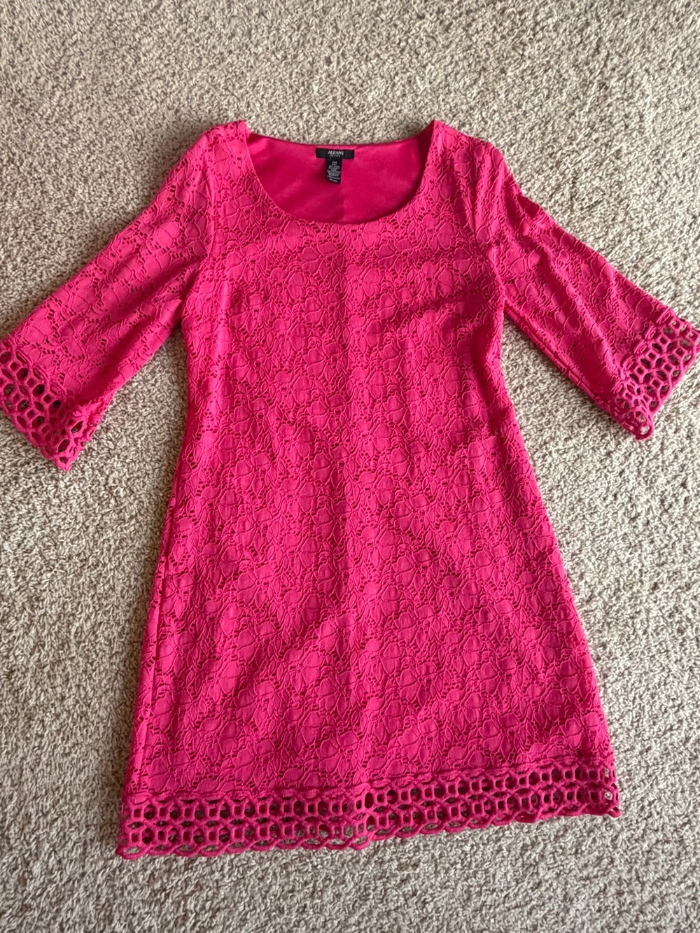 Alfani pink dress